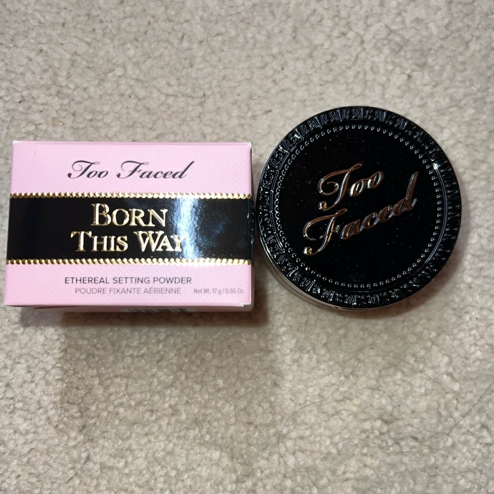 Never used still in box Too Faced Born this way Ethereal setting Powder